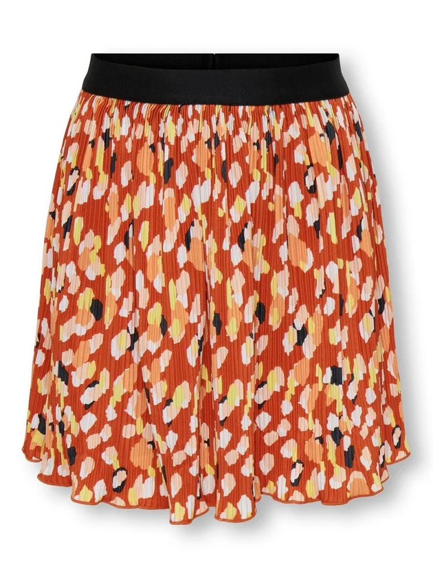 Koglizzy Aop Plisse Elastic Skirt C