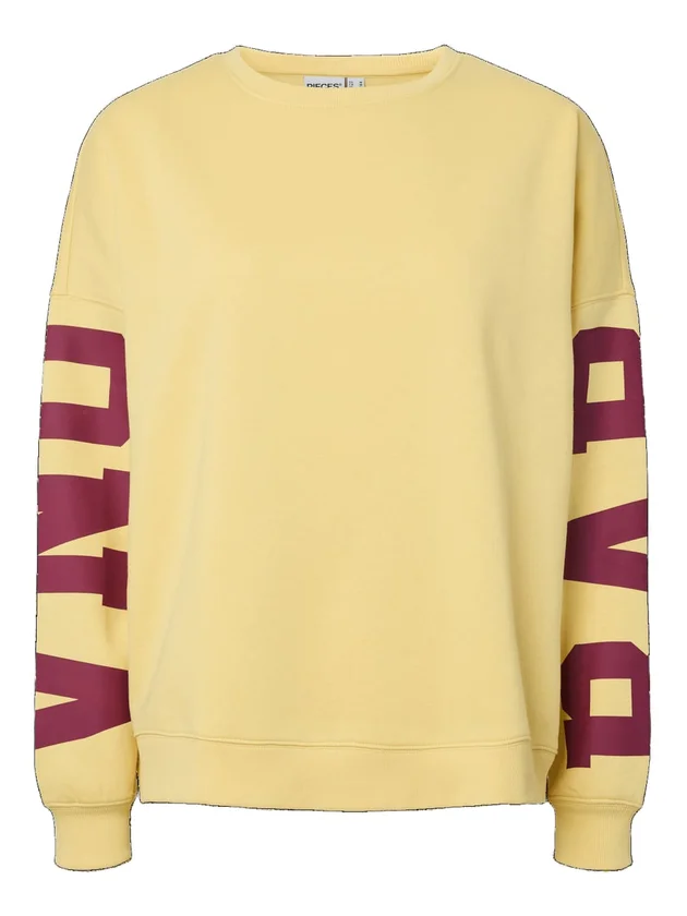 PcFany O Neck Oversized Sweat