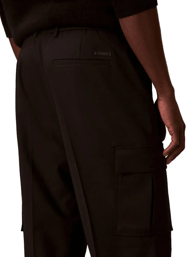 Straight Bengaline Cargo Pants