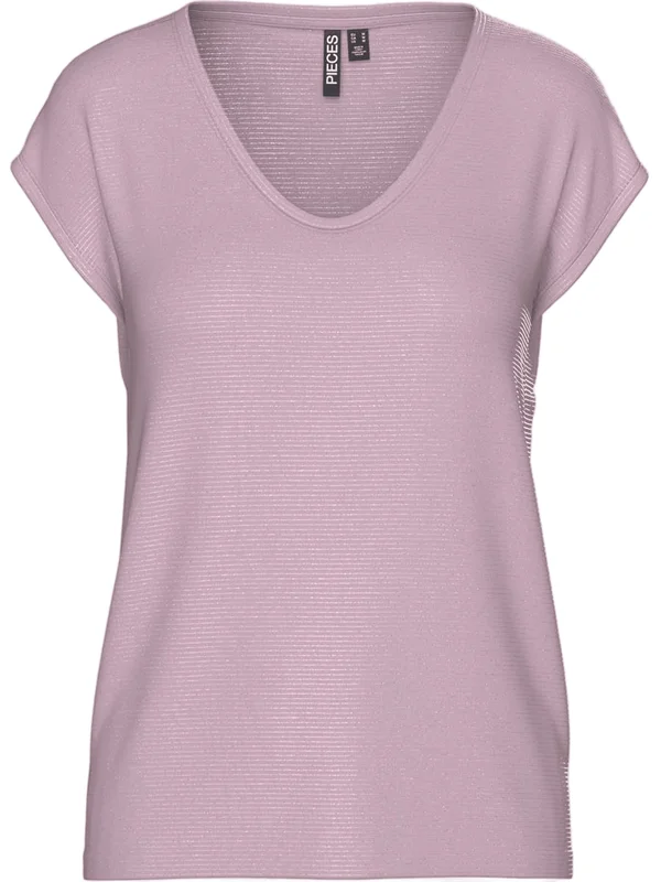 Pcbillo Tee Lurex Stripes