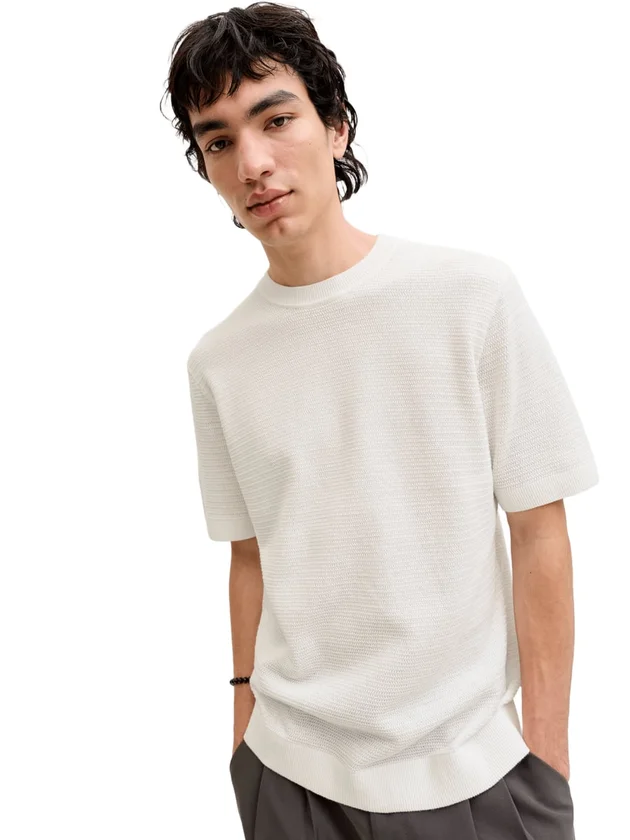 Bluriley Knit Crew Neck Ss Sn