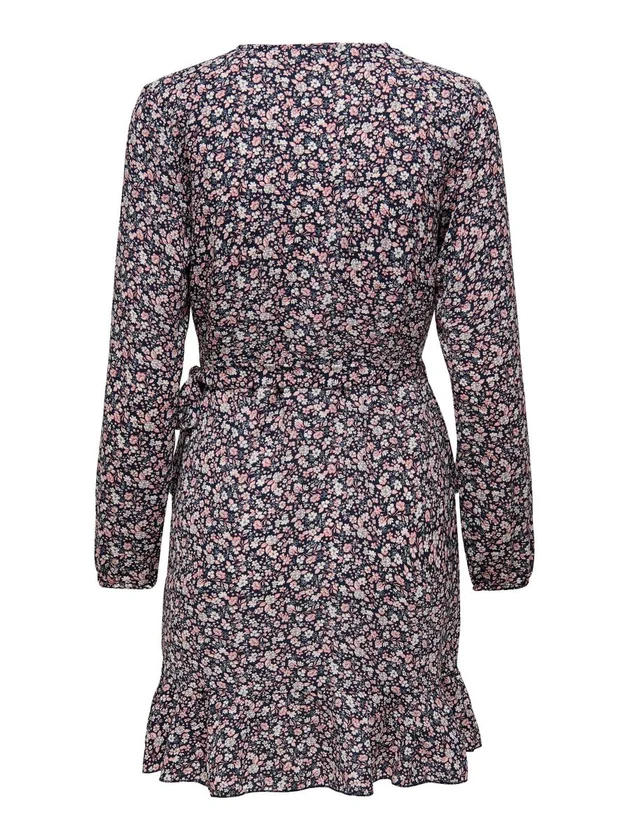Carly L S Wrap Short Dress Noos