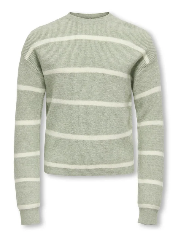 Life Short L S Stripe Knt Noos