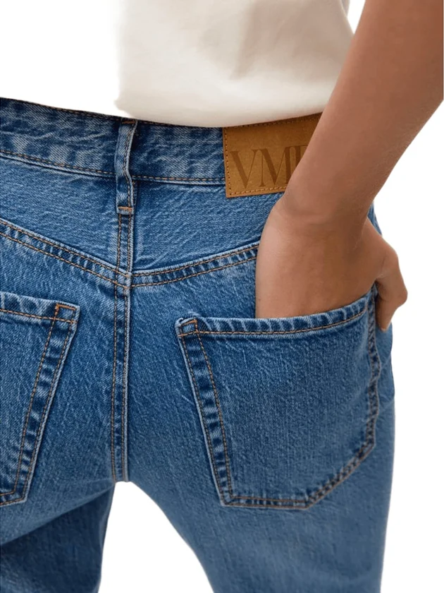 Tessa High Rise Straight Jeans