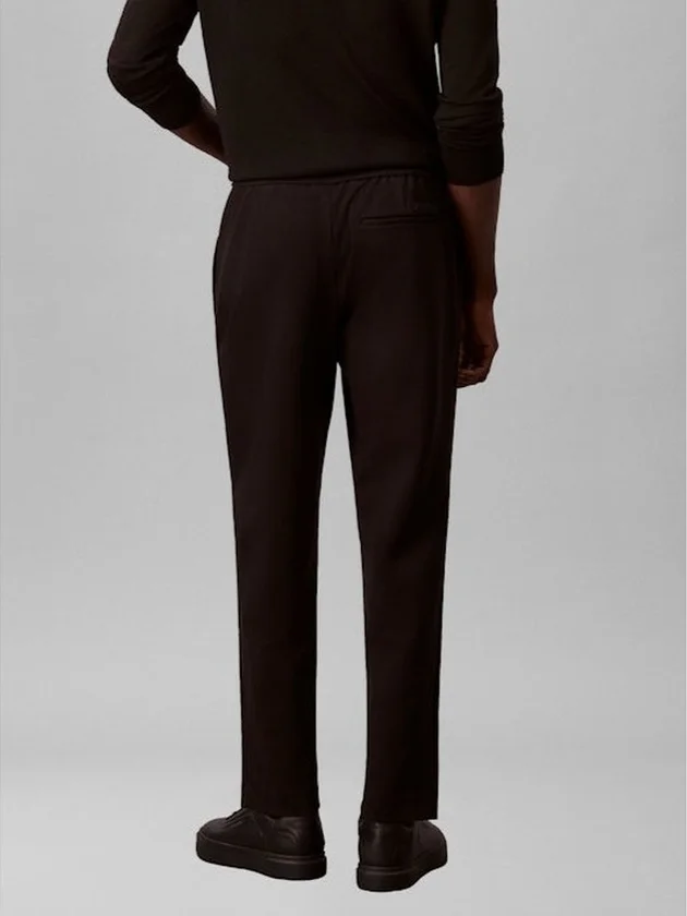 Slim Tapered Knit Pleated Pant
