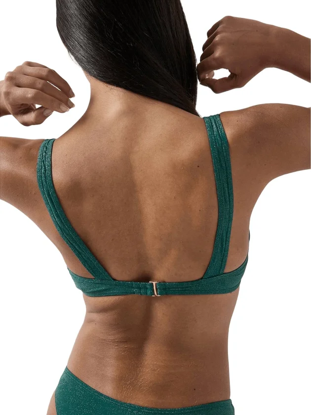 Lurex Bikini Ring Top