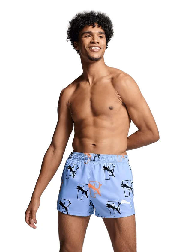 Print Cat Logo Short Shorts