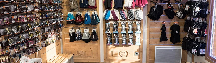 Intérieur du magasin SPORT 2000 SAMOENS SKI FAMILY