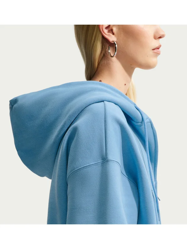 NSW Studio Fleece Midweight Oversized Cropped Full Zip