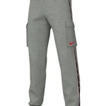 DK GREY HEATHER/LT CRIMSON