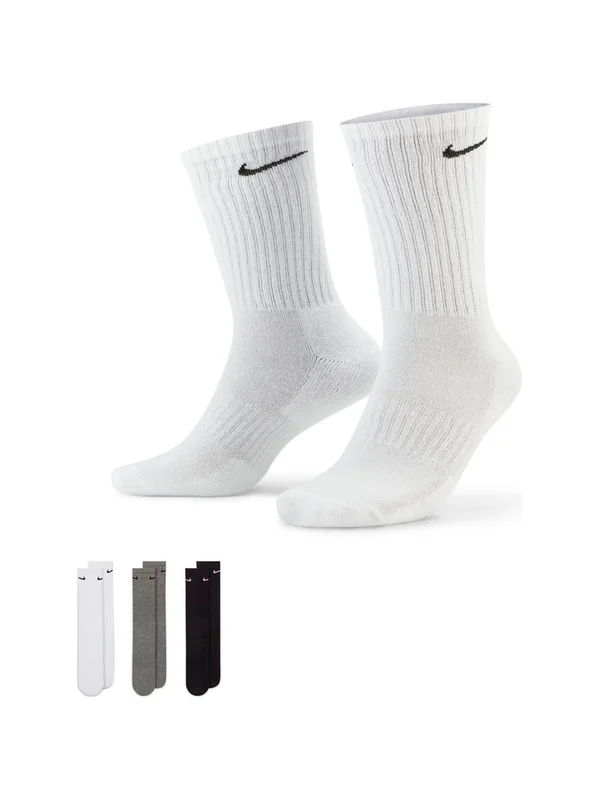 Everyday Cushioned Crew Socks 3 Pairs