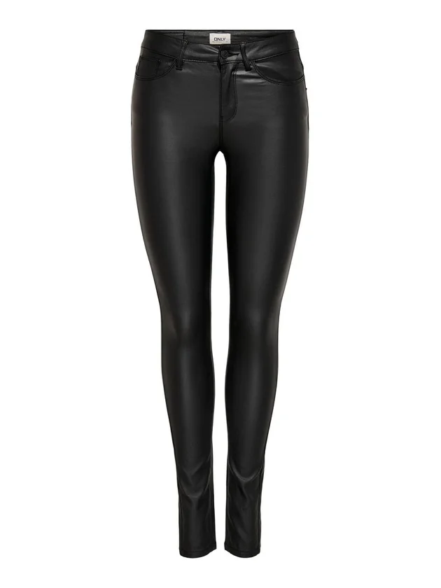 Onlanne K Mid Waist Coated Pnt Noos