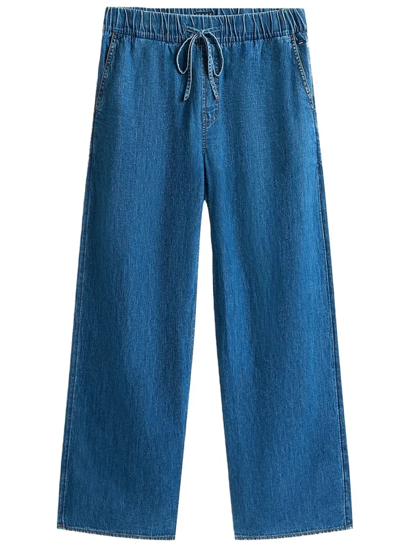 Chambray Pull On Pants