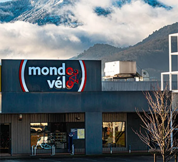 Extérieur du magasin MONDOVELO CHAMBERY SAINT ALBAN LEYSSE