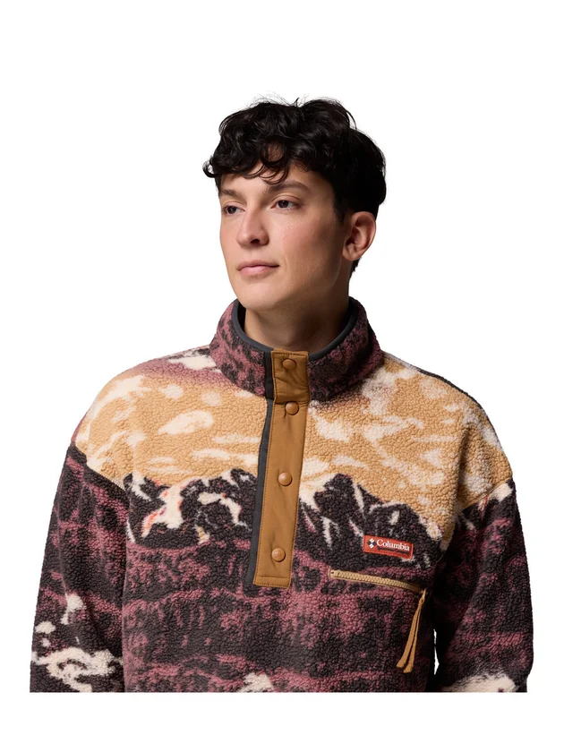 Helvetia II Printed Half Snap Fleece