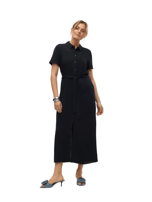 Easy Joy S S Long Shirt Dress Wvn Ga