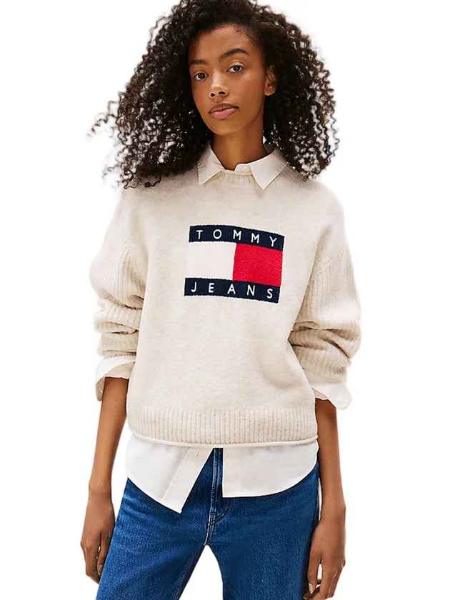 Melange Flag Sweater Rib Ext