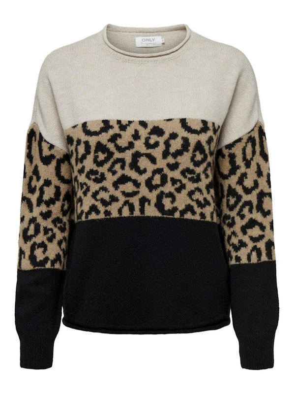 Jade Animal LS O Neck Knt Noos