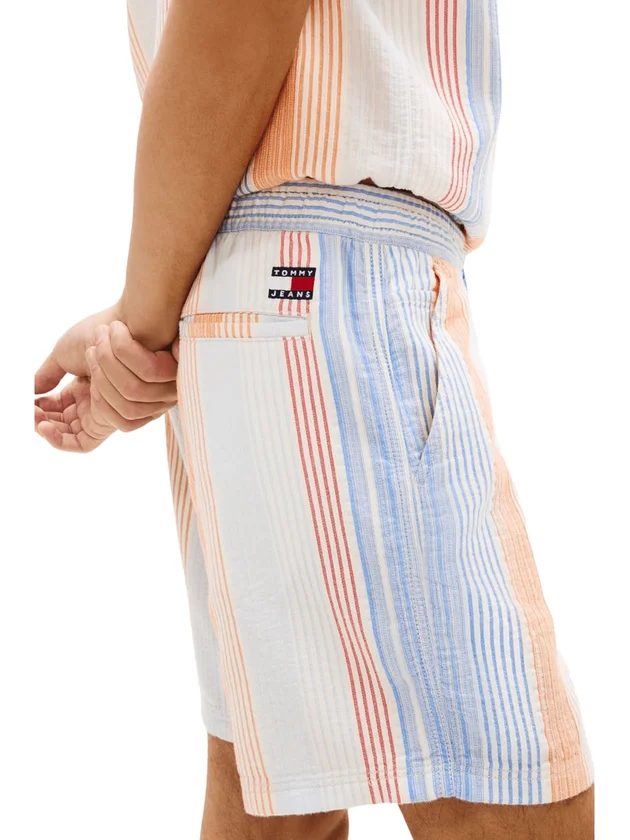 Textured Stripe Short Ext
