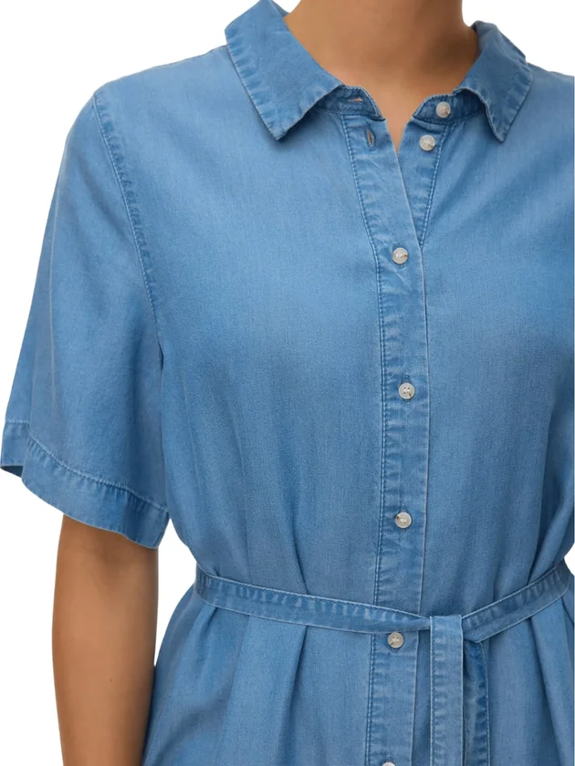 Vmbree Ss Short Tencel Shirt Dress