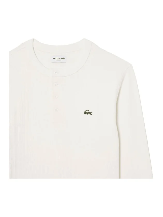Tee-Shirt Henley Manches Longues