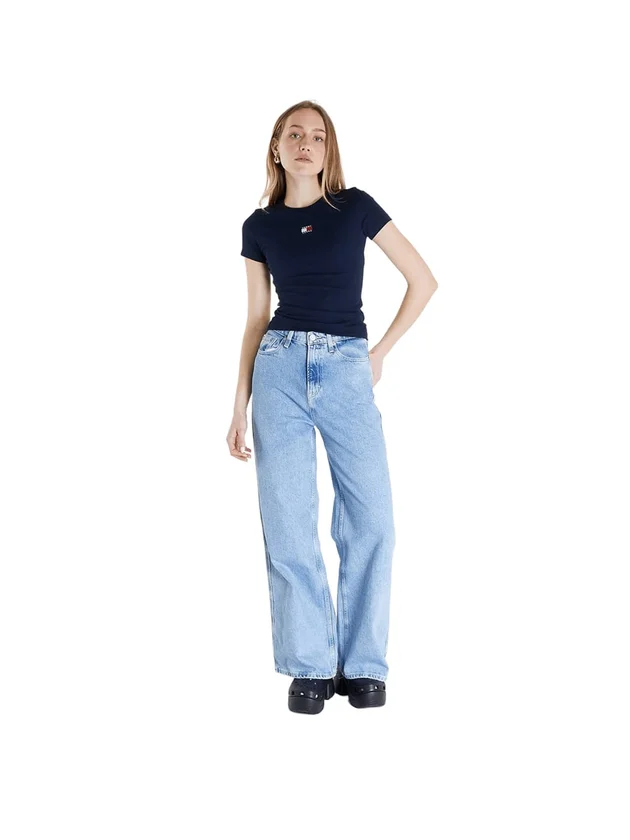 Slim Badge Rib Tee