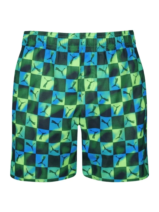 Printed Cat Mid Shorts