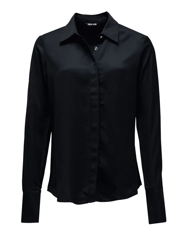 Basic Shirt W Gold Buttons