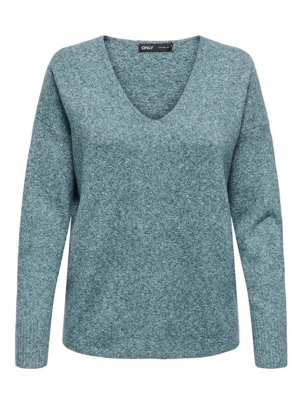 Onlrica L S V Neck Pullo Knt Noos