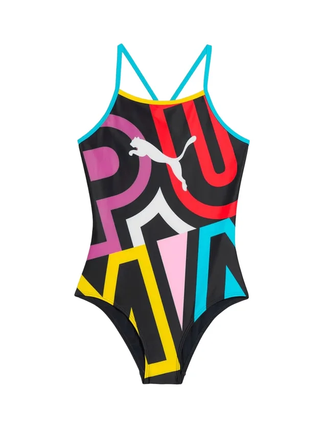 Placed Print Swimsuit 1P