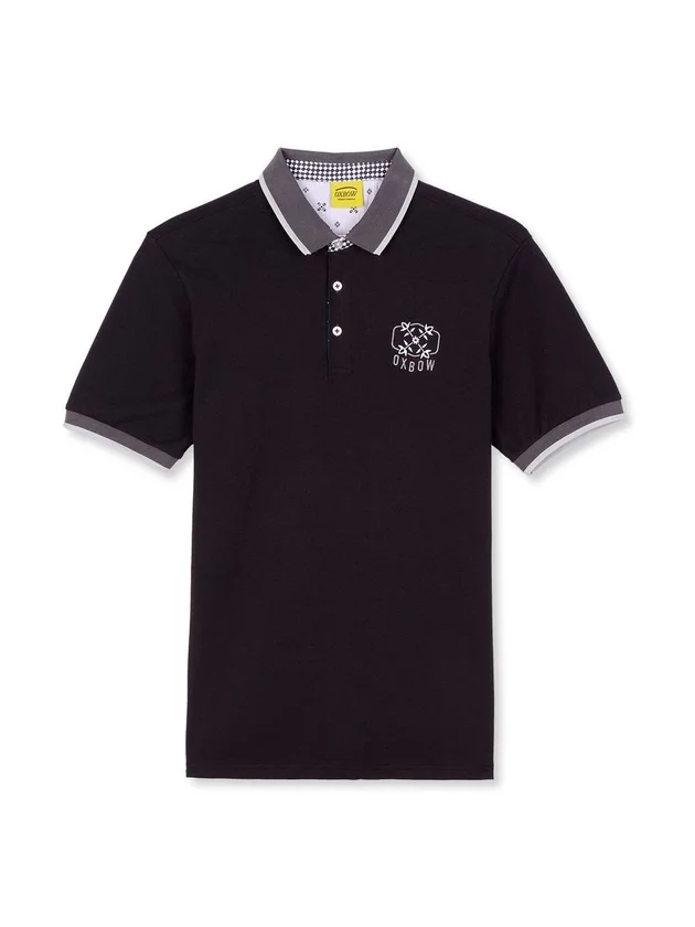 Polo Manches Courtes Col Chemise