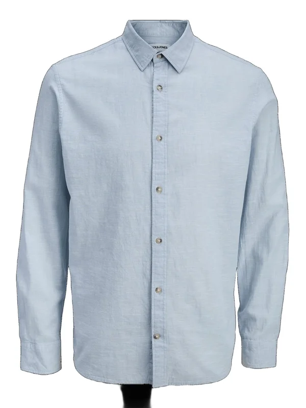 Jjesummer Linen Blend Shirt L S Sn