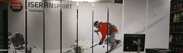 Intérieur du magasin SPORT 2000 VAL D'ISERE ISERAN SPORTS