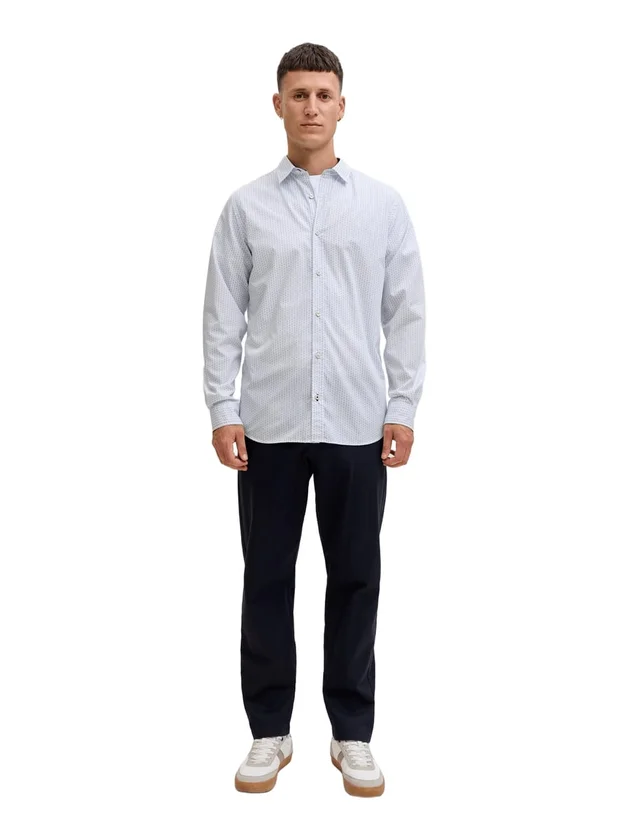 Jjmatheo Detail Print Shirt LS