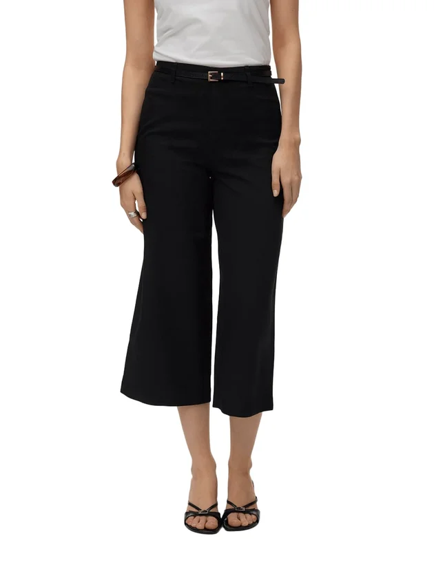 Wide Culotte Belt Pant Noos