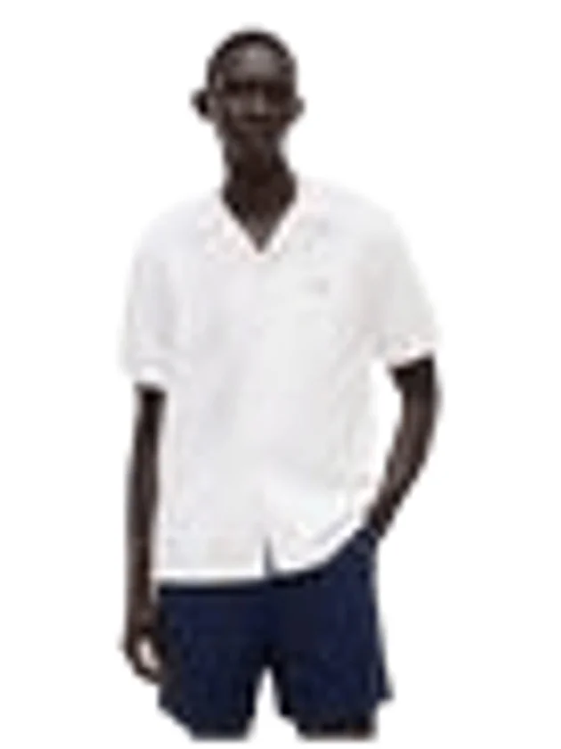 Linen Blend Solid Ss