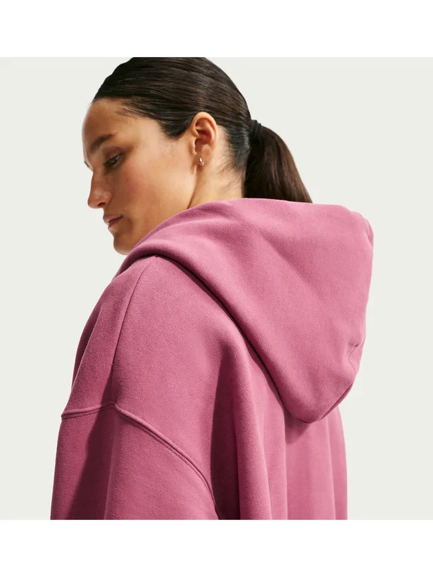 NSW Studio Fleece Midweight Oversized Cropped Full Zip