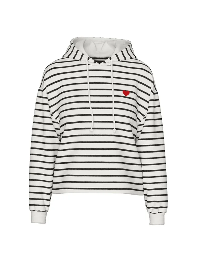 Chilli LS Hoodie Stripes Emb Noos