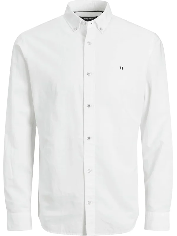 Linen Bl Shield LS Shirt Ln