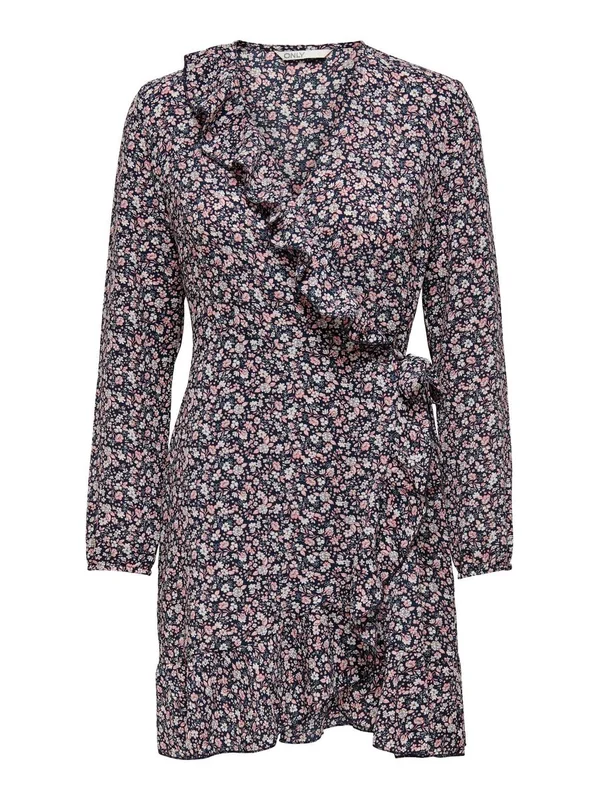 Carly L S Wrap Short Dress Noos