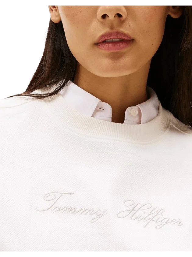Lurex Script Reg Swtshrt