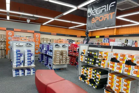 Façade extérieure magasin Degrif Sport