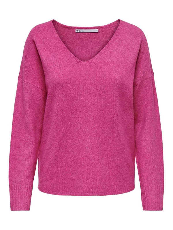 Onlrica L S V Neck Pullo Knt Noos
