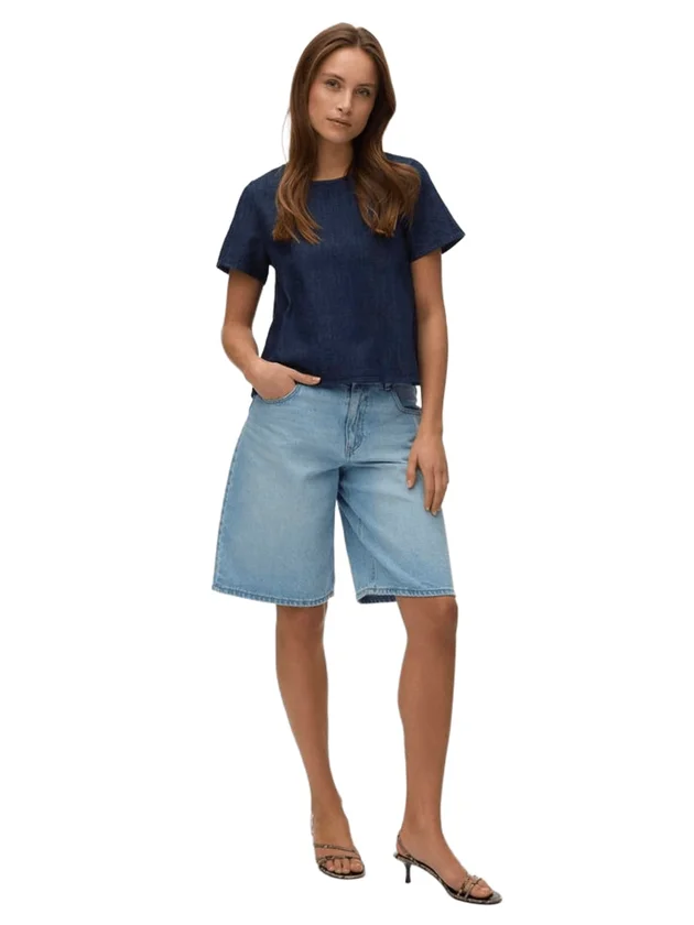 Kirstin SS Denim Top