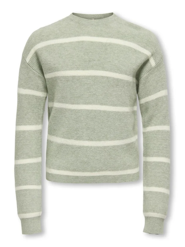 Life Short L S Stripe Knt Noos