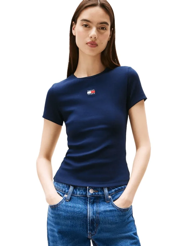 Slim Badge Rib Tee