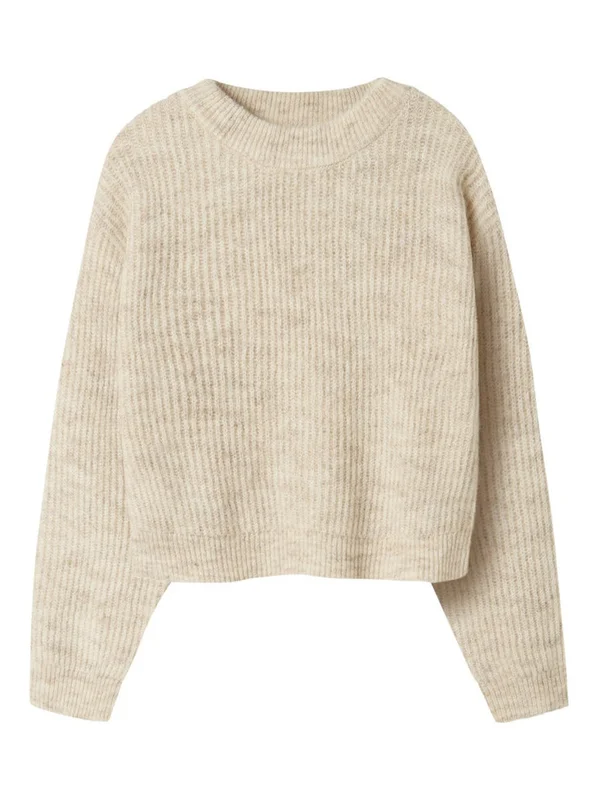 Holly LS Boxy Short Knit Noos