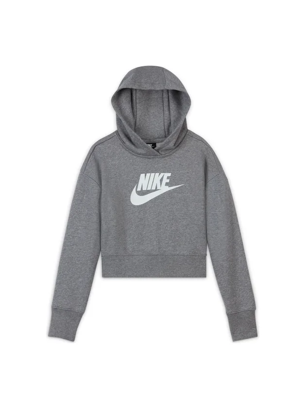 Club Ft Crop Hoodie Hbr
