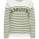 CLOUD DANCER / LODEN GREEN + PRINT AMOUR