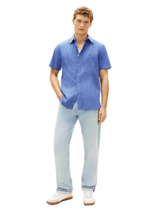 Flex Poplin Stp Ss Shirt